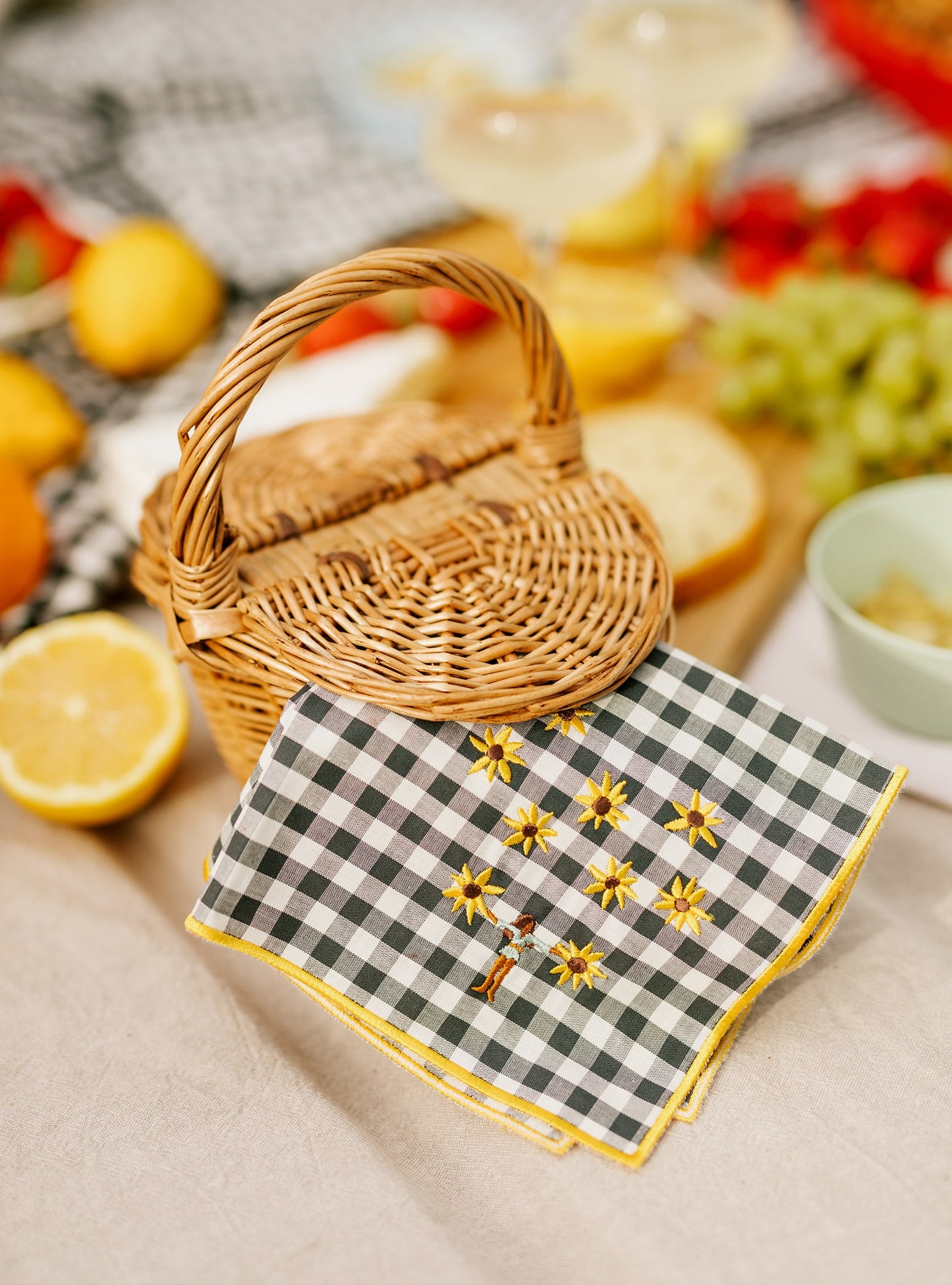 SERVIETTE DE TABLE - TOURNESOL