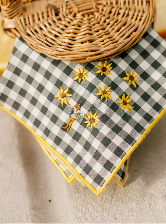 SERVIETTE DE TABLE - TOURNESOL