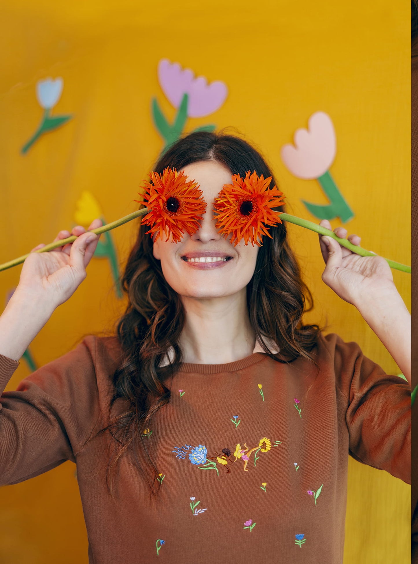SWEAT - LANCE MOI DES FLEURS