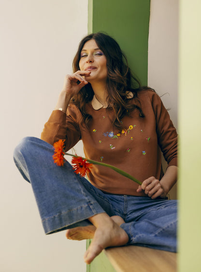SWEAT - LANCE MOI DES FLEURS
